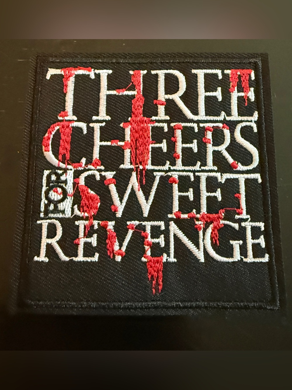 New My Chemical Romance Three Cheers For Sweet Revenge Embroidered Iron On Patch